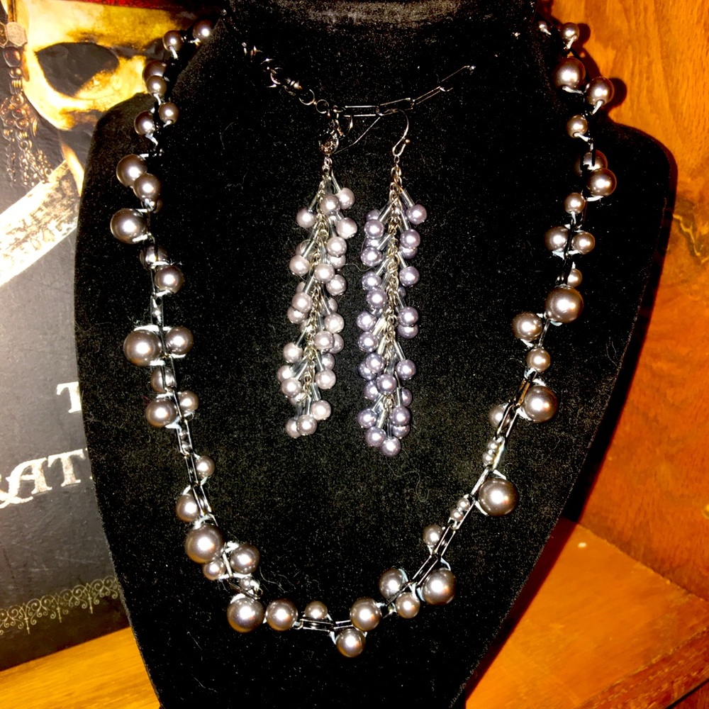 J . crew   necklace and earring set